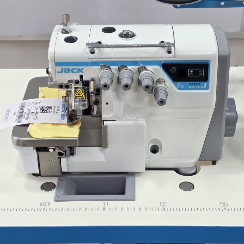 JACK E5-4 Direct Drive four threads overlock machine complete set